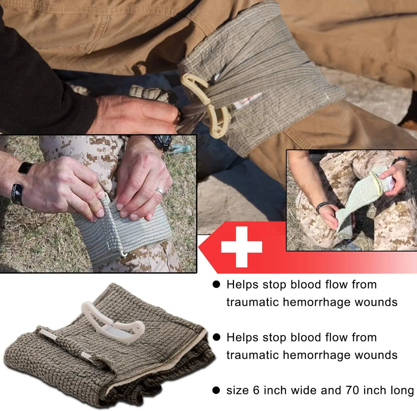 50pcs IFAK Trauma Survival First Aid Camping Kit