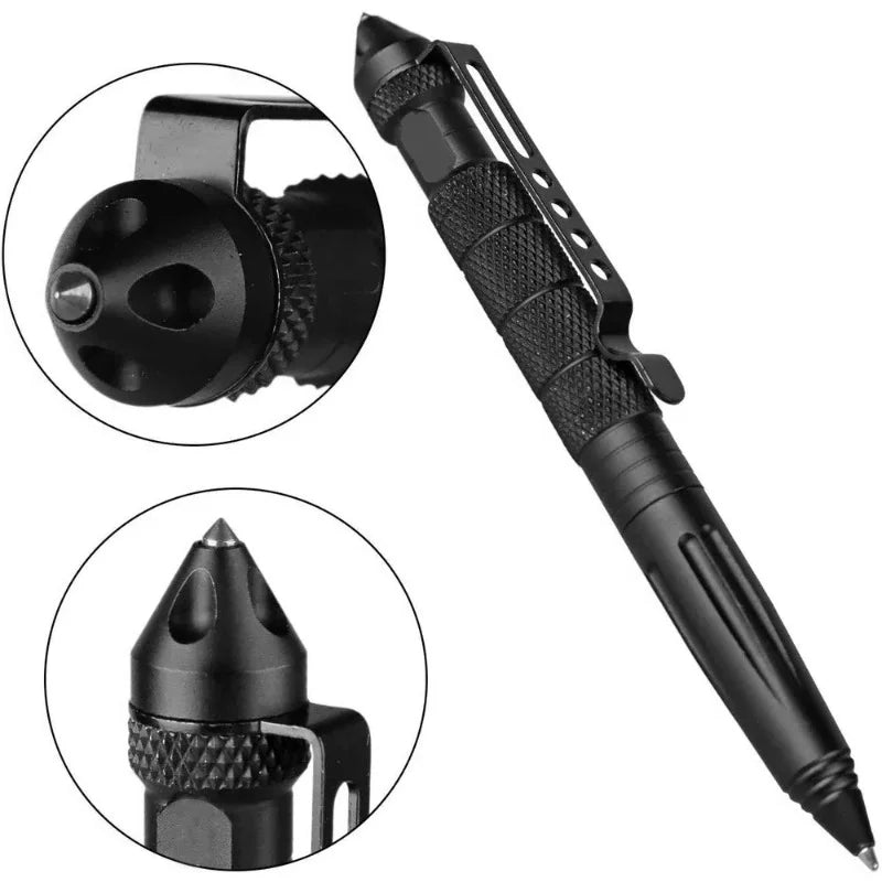 Multifunction Tactical Survival Emergency Pen, Glass Breaker