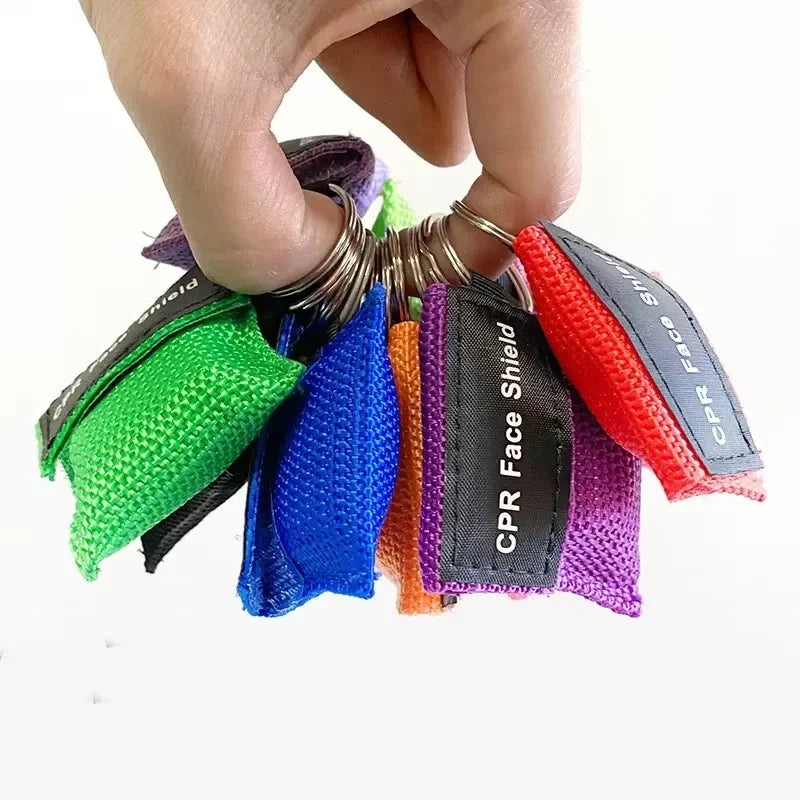 Resuscitator CPR Mask Emergency Face Shield Key-chain