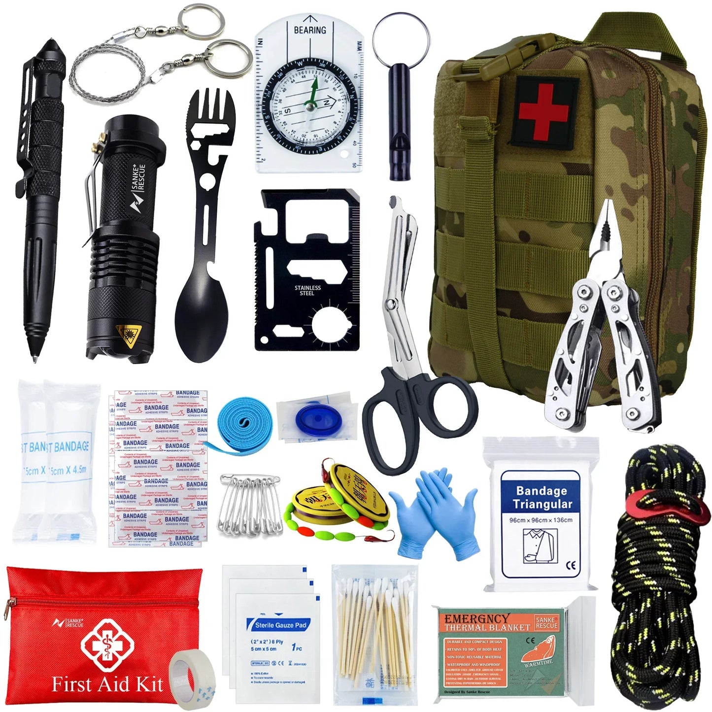 Car First Aid Emergency Kit