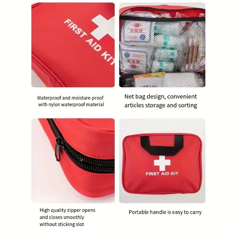 First Aid Kit, Medical Bag 184pcs