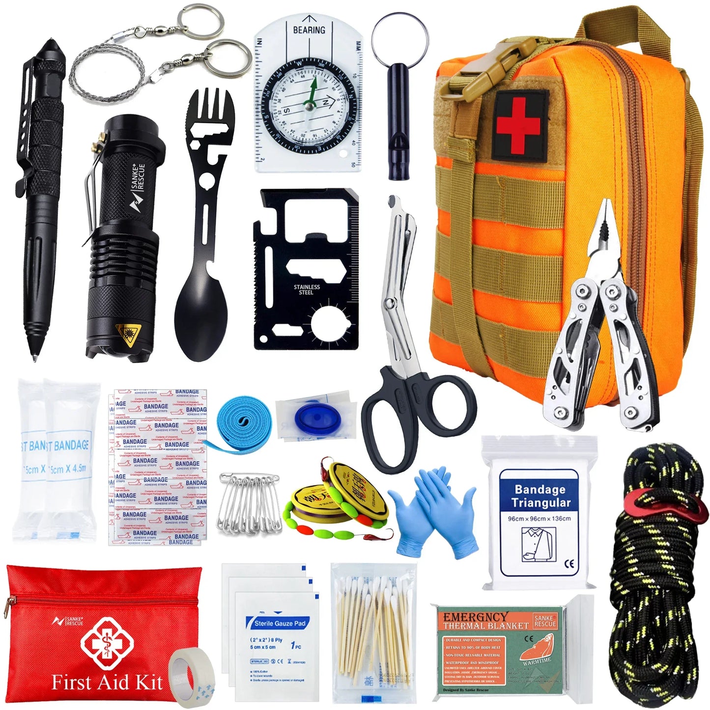 Car First Aid Emergency Kit