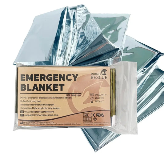 Rhino Rescue Emergency Mylar Thermal Blanket 1.6*2.1m