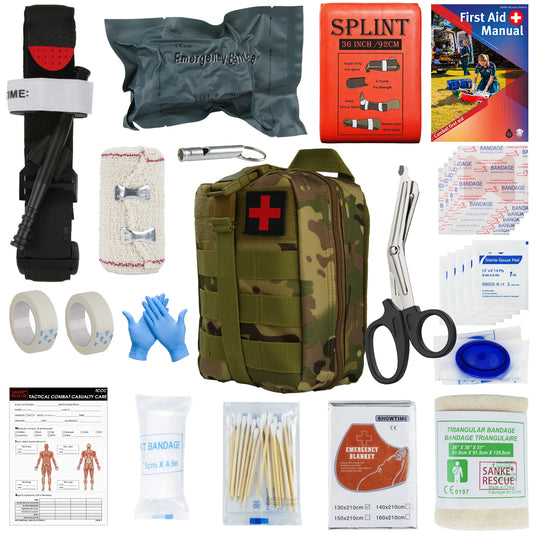 Emergency IFAK Airway Kit, Tourniquet, Israeli Bandage