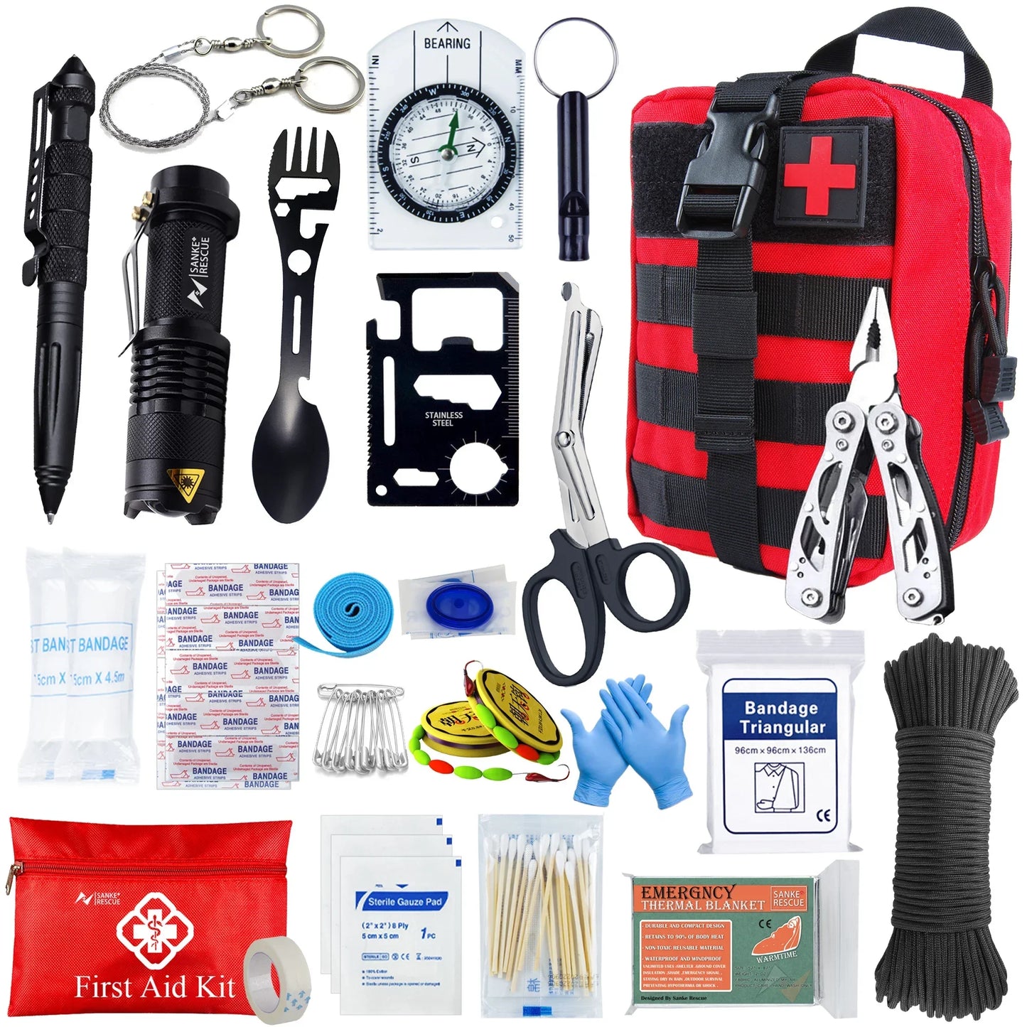 Car First Aid Emergency Kit