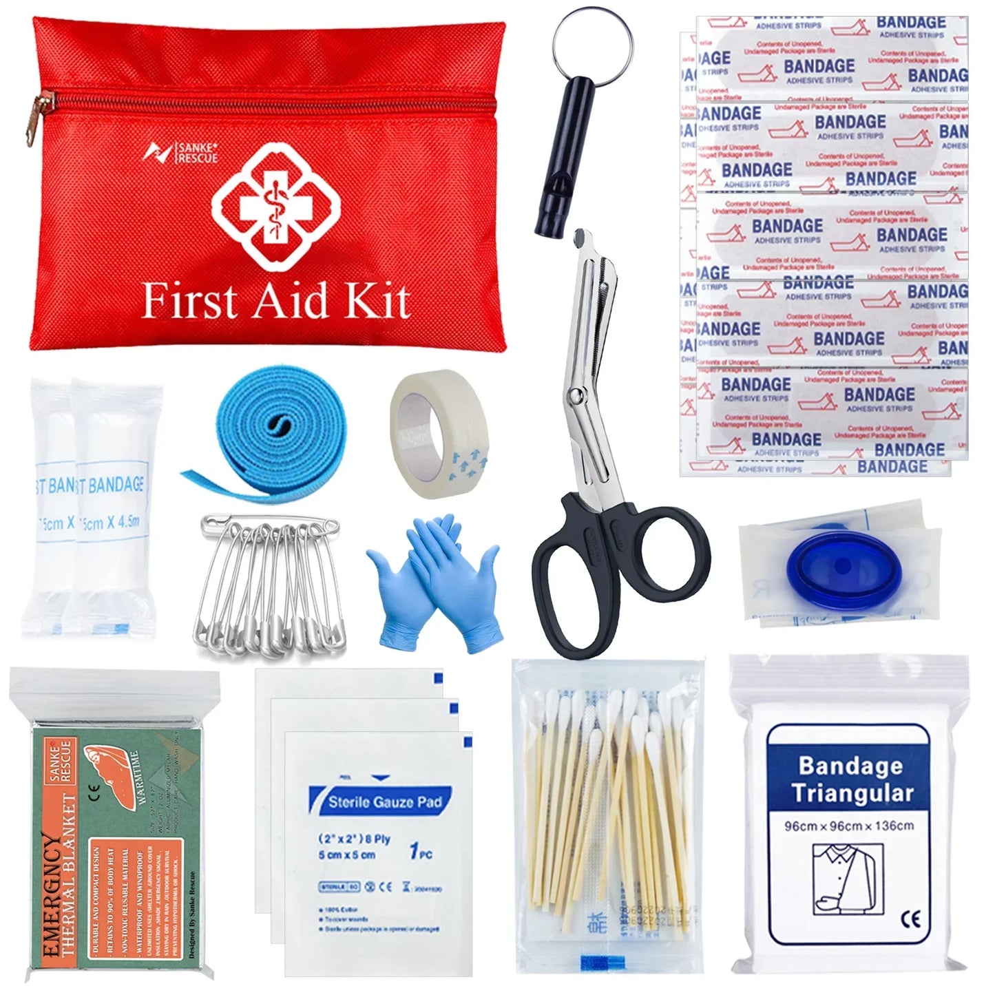 Car First Aid Emergency Kit