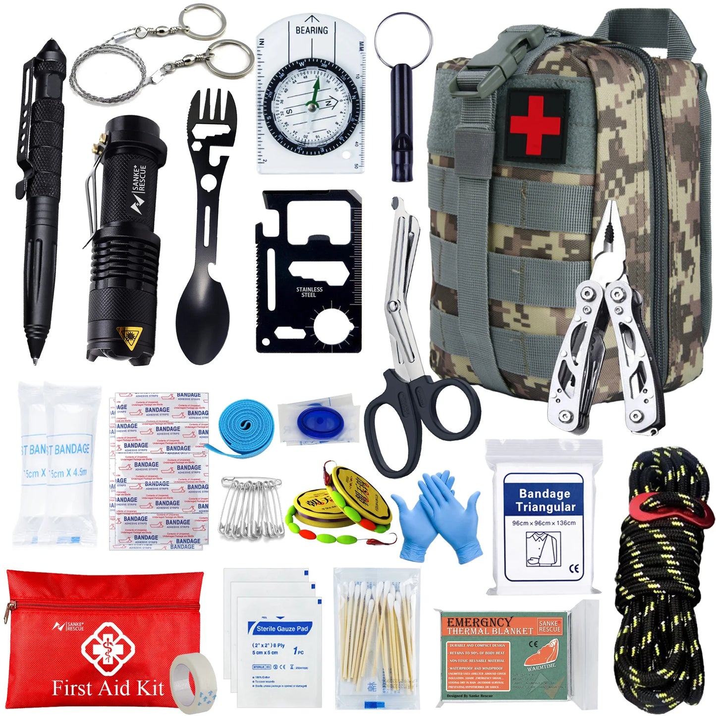 Car First Aid Emergency Kit