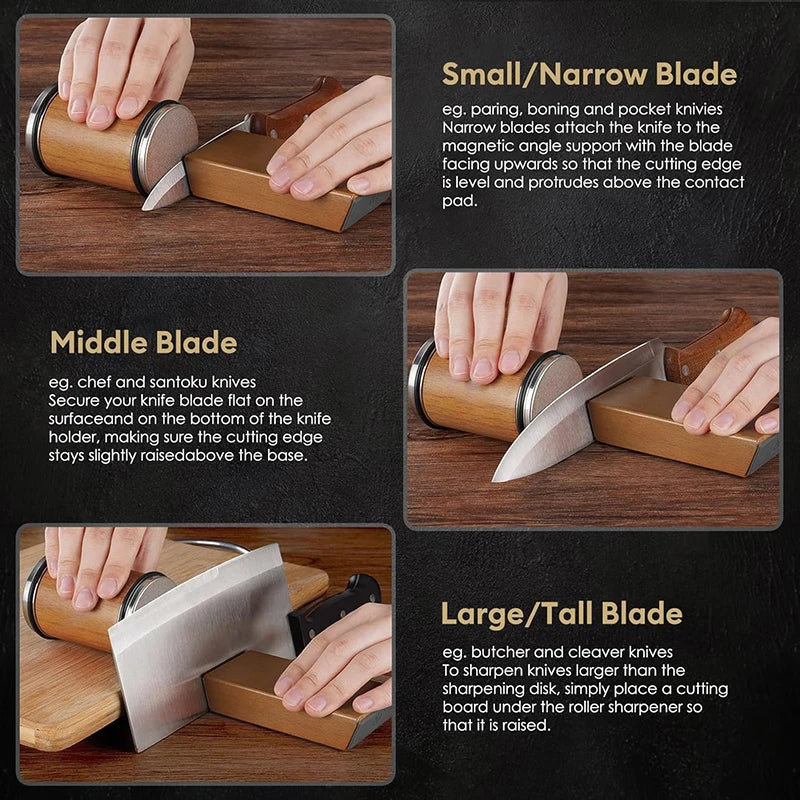 Magnetic Rolling Knife Sharpener