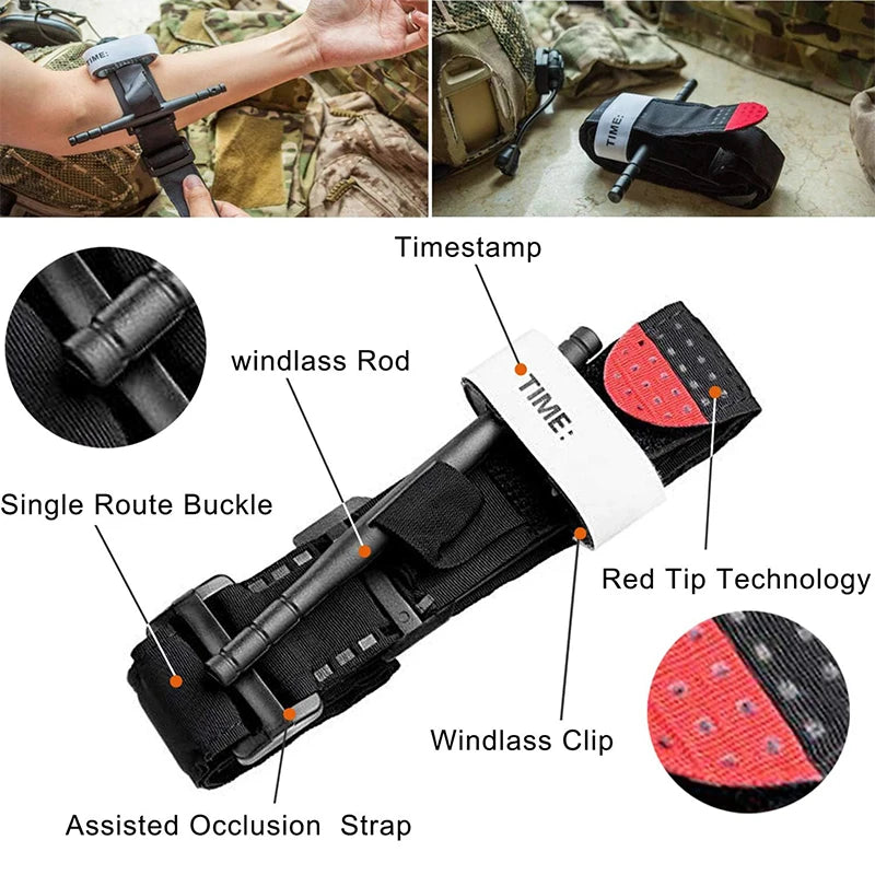 First Aid Trauma Kit, with Tourniquet, 131pcs