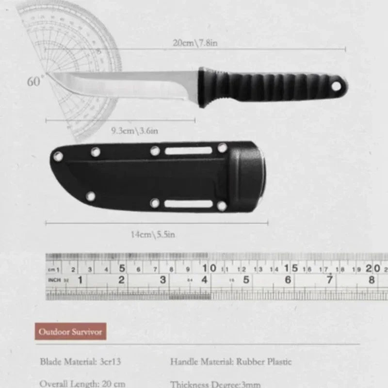 Fixed Blade Self-Defense Knife
