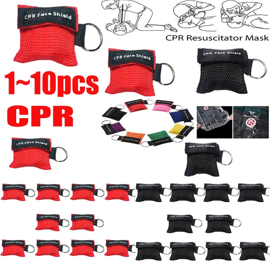 Resuscitator CPR Mask Emergency Face Shield Key-chain